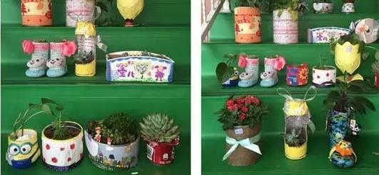 “爱护地球，从我做起”——七色光创鑫华城园、连城园环保活动之 “创意盆栽”